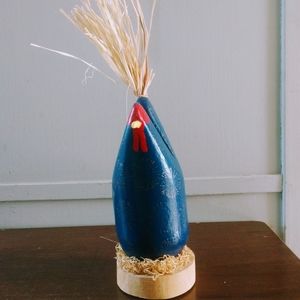 Native American Edith John Wood Navajo Folk Art Ch